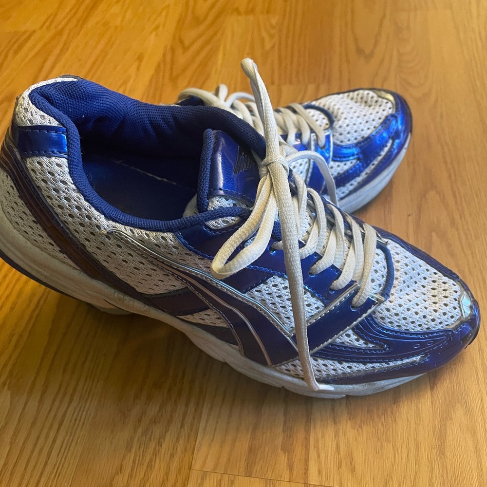 Victoria's Secret Blue and White Performance Athletic Shoes